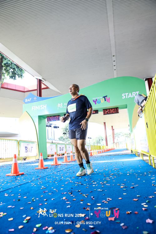 Race photo from BAF LIONS RUN 2024