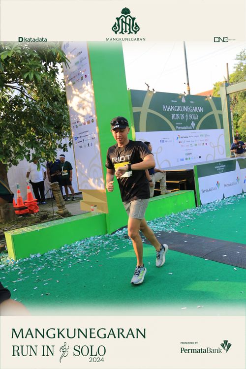 Race photo from Mangkunegaran Run 2024