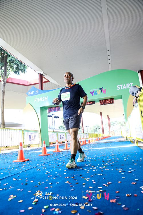 Race photo from BAF LIONS RUN 2024