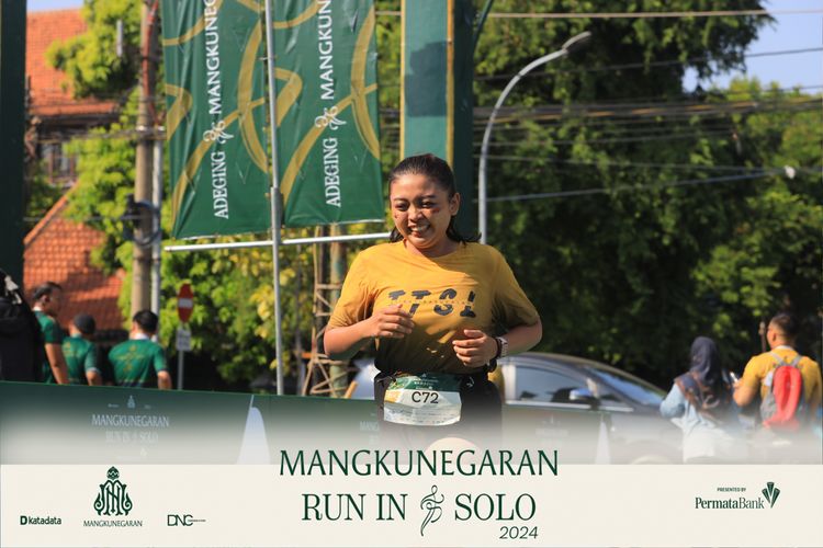 Race photo from Mangkunegaran Run 2024