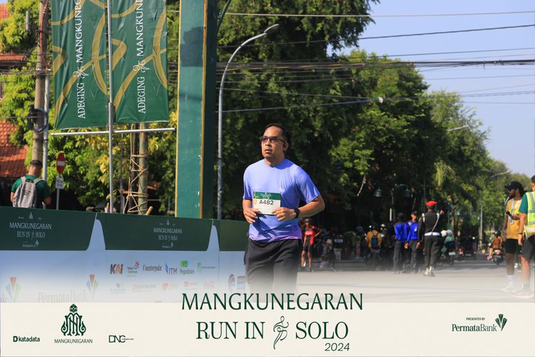 Race photo from Mangkunegaran Run 2024
