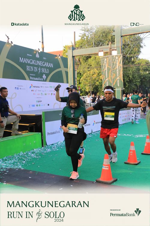 Race photo from Mangkunegaran Run 2024