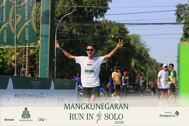 Race photo from Mangkunegaran Run 2024