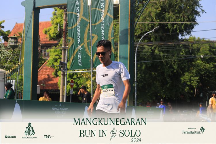 Race photo from Mangkunegaran Run 2024