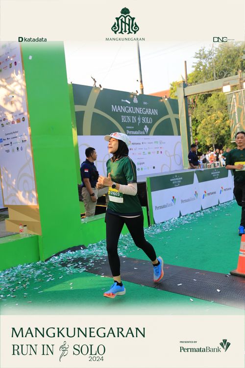 Race photo from Mangkunegaran Run 2024