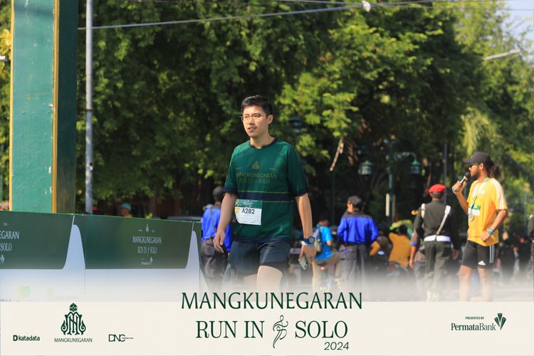 Race photo from Mangkunegaran Run 2024
