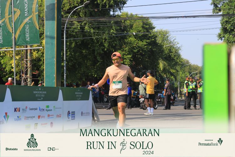 Race photo from Mangkunegaran Run 2024