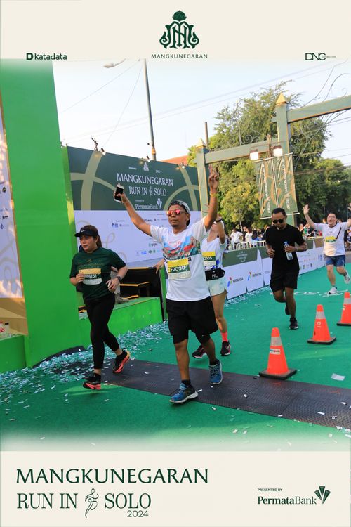 Race photo from Mangkunegaran Run 2024