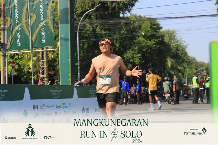 Race photo from Mangkunegaran Run 2024