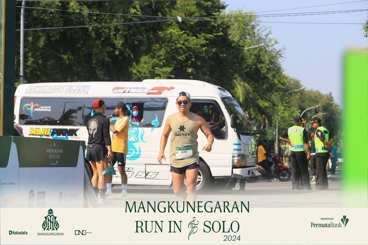 Race photo from Mangkunegaran Run 2024