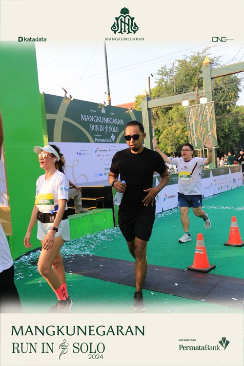 Race photo from Mangkunegaran Run 2024