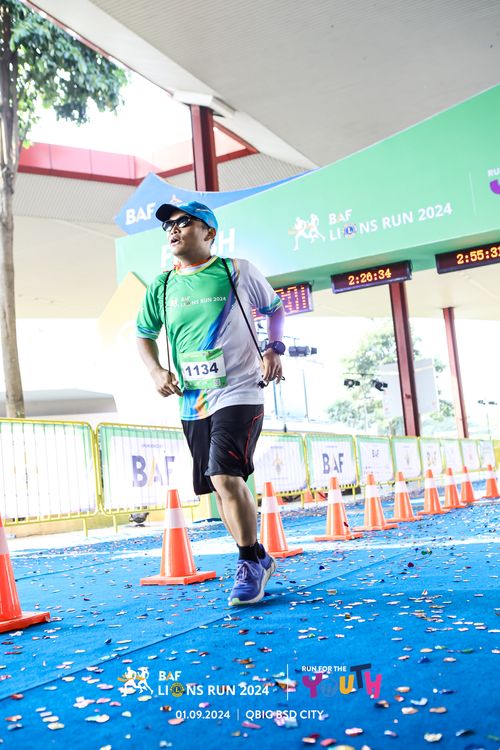 Race photo from BAF LIONS RUN 2024
