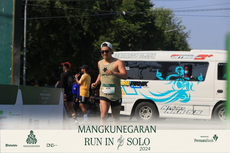 Race photo from Mangkunegaran Run 2024