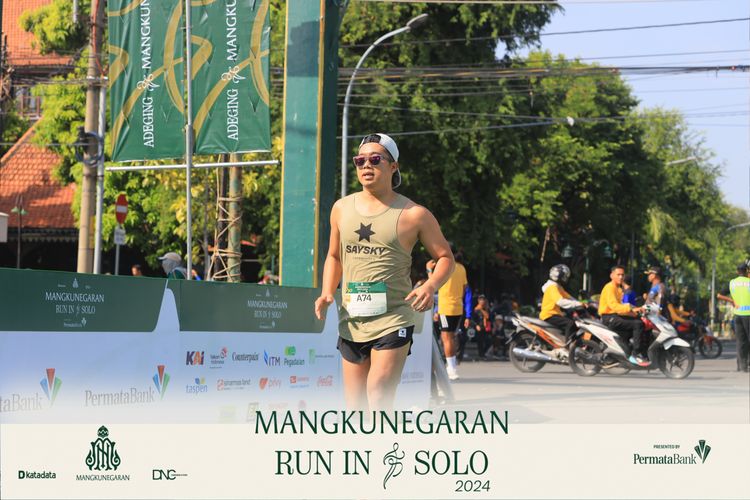 Race photo from Mangkunegaran Run 2024