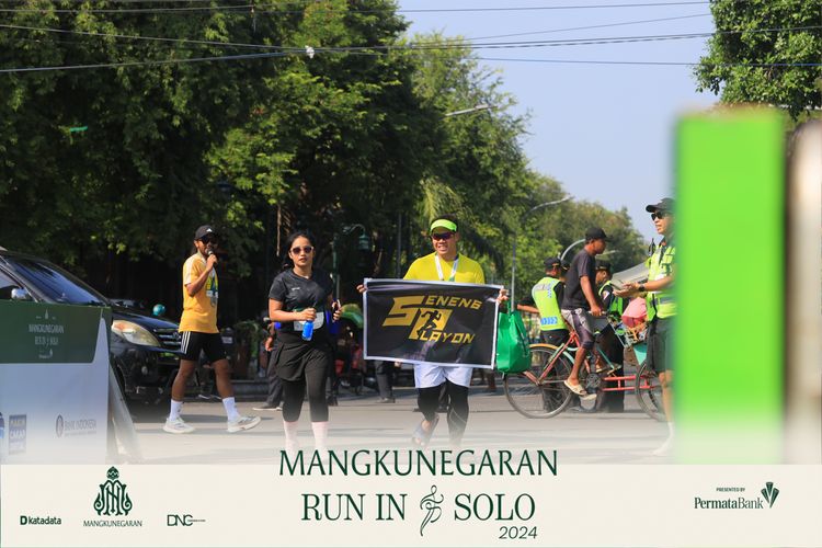 Race photo from Mangkunegaran Run 2024
