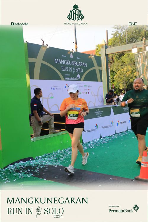 Race photo from Mangkunegaran Run 2024