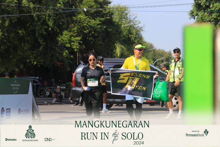 Race photo from Mangkunegaran Run 2024