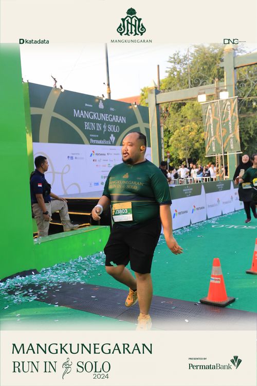 Race photo from Mangkunegaran Run 2024