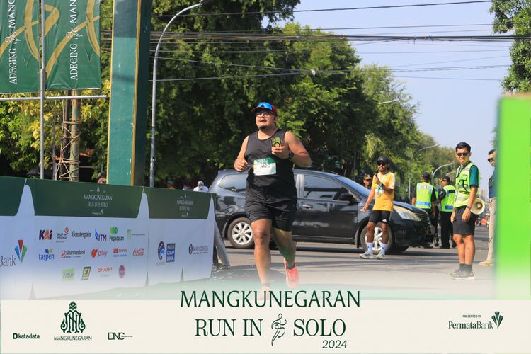 Race photo from Mangkunegaran Run 2024