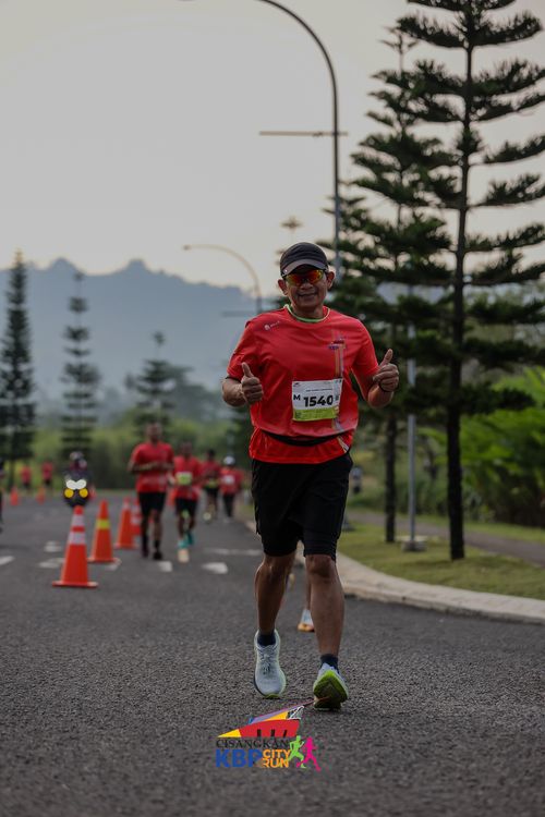Race photo from CISANGKAN KBP CITY RUN 2025