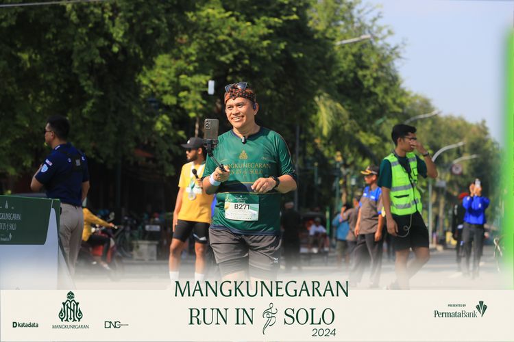 Race photo from Mangkunegaran Run 2024