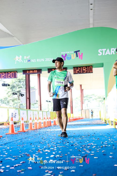 Race photo from BAF LIONS RUN 2024