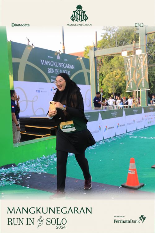 Race photo from Mangkunegaran Run 2024