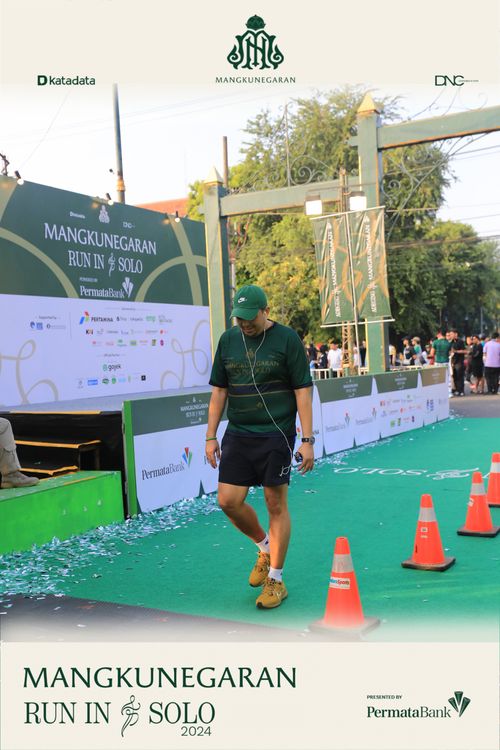 Race photo from Mangkunegaran Run 2024