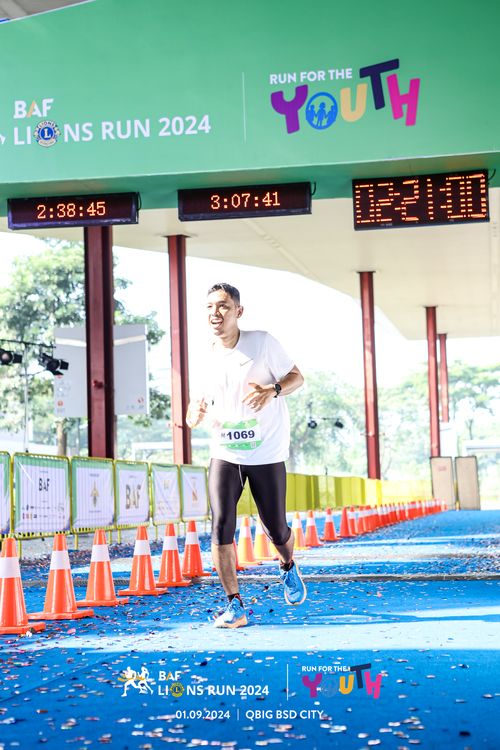 Race photo from BAF LIONS RUN 2024