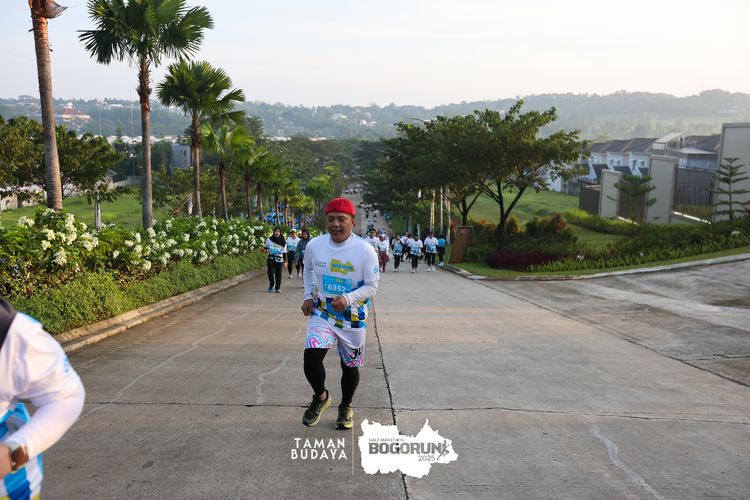 Race photo from Taman Budaya x BOGORUN 2025