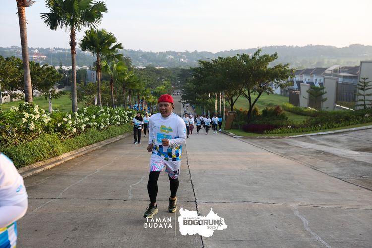 Race photo from Taman Budaya x BOGORUN 2025