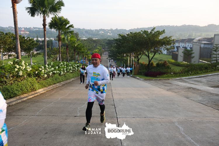 Race photo from Taman Budaya x BOGORUN 2025