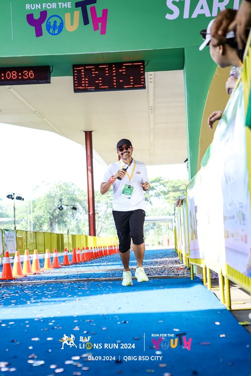 Race photo from BAF LIONS RUN 2024