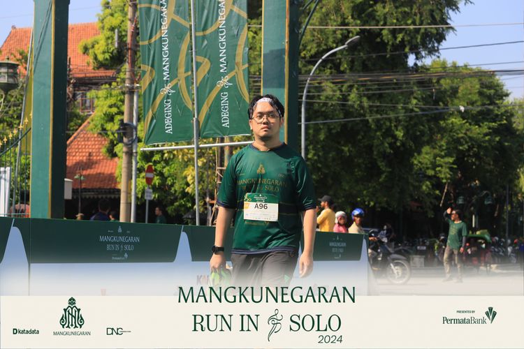 Race photo from Mangkunegaran Run 2024