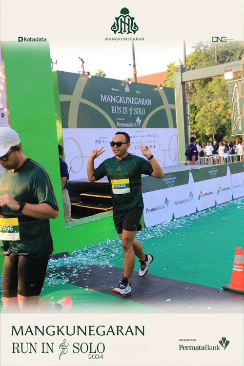 Race photo from Mangkunegaran Run 2024