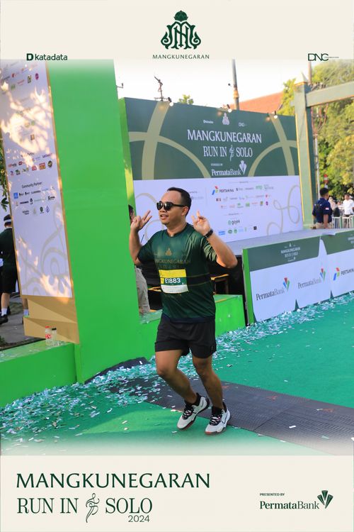 Race photo from Mangkunegaran Run 2024