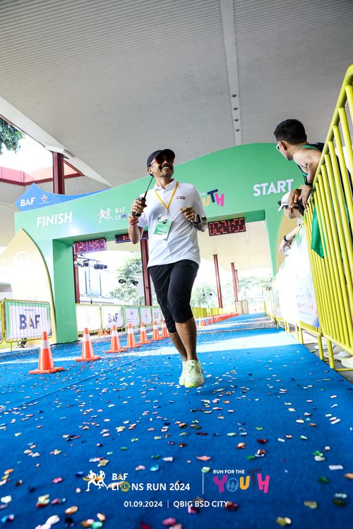 Race photo from BAF LIONS RUN 2024
