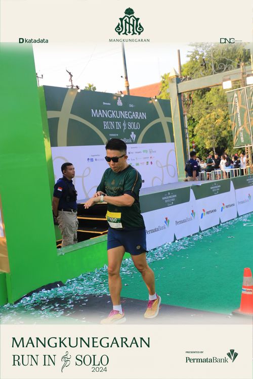 Race photo from Mangkunegaran Run 2024