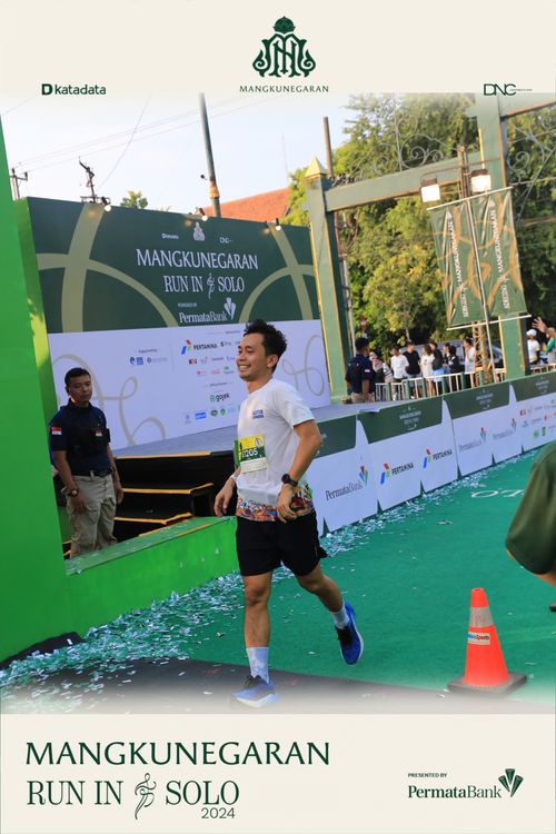 Race photo from Mangkunegaran Run 2024