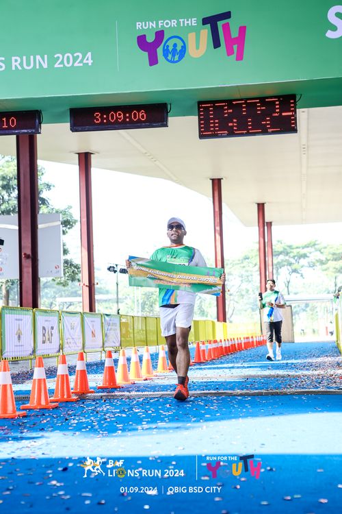 Race photo from BAF LIONS RUN 2024
