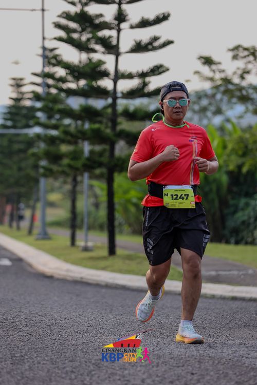 Race photo from CISANGKAN KBP CITY RUN 2025