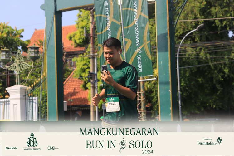 Race photo from Mangkunegaran Run 2024