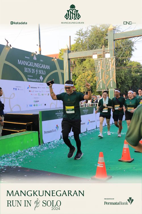 Race photo from Mangkunegaran Run 2024