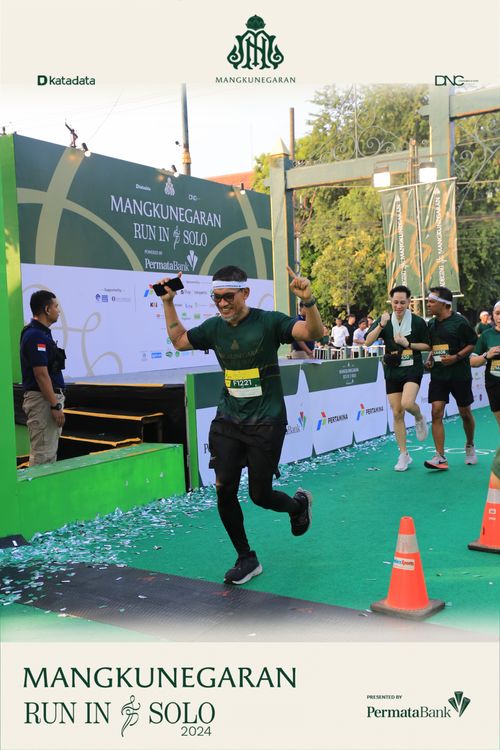 Race photo from Mangkunegaran Run 2024