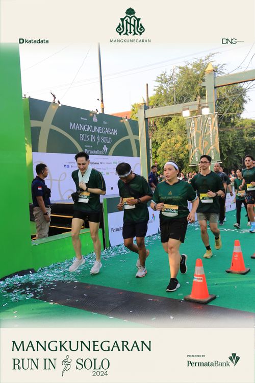 Race photo from Mangkunegaran Run 2024