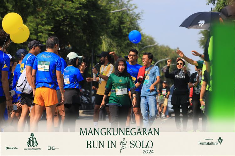 Race photo from Mangkunegaran Run 2024