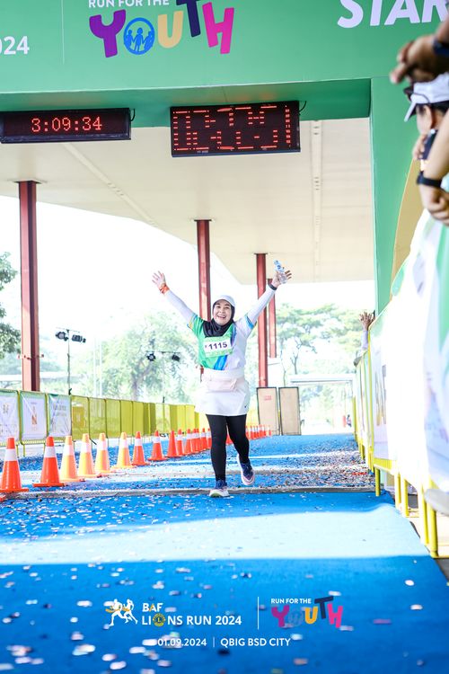 Race photo from BAF LIONS RUN 2024