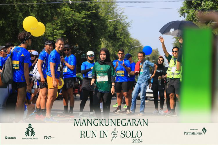 Race photo from Mangkunegaran Run 2024