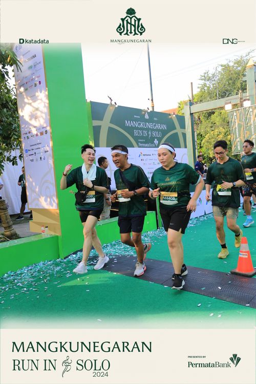 Race photo from Mangkunegaran Run 2024