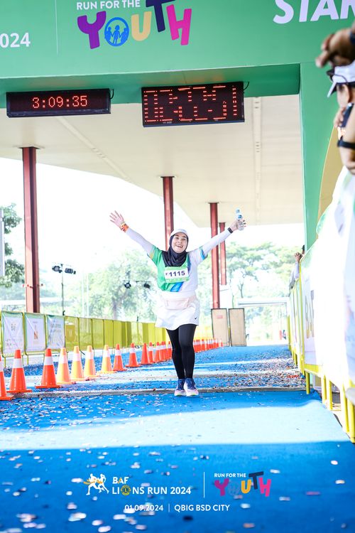 Race photo from BAF LIONS RUN 2024